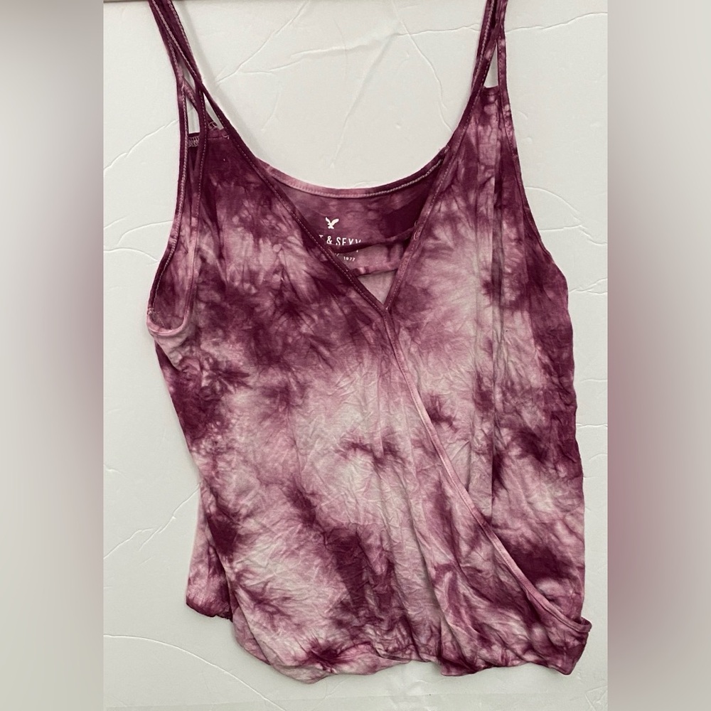 3/$20 Aerie Purple Tie-Dye Camisole
